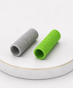D110-Ống gió gân sóng hai lớp HDPE màu ghi